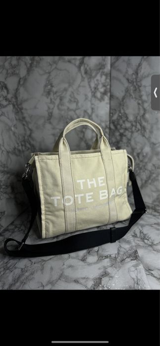 Сумка тканевая с ремнём через плече the Tote Bag Marc Jacobs оригинал