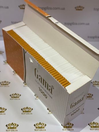 ГАМА 1000 Гильзы для сигарет, гильзы для табака, сигаретные гильзы