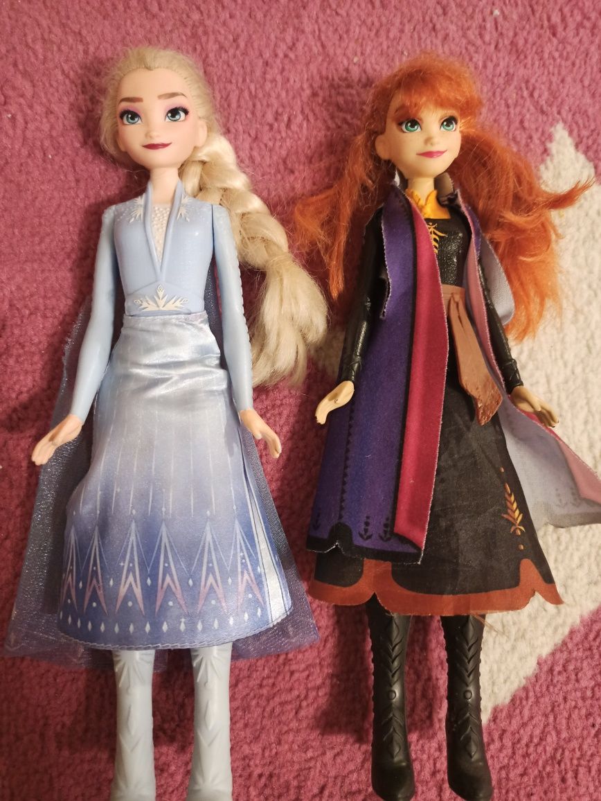 Swiecące Elsa i Anna
