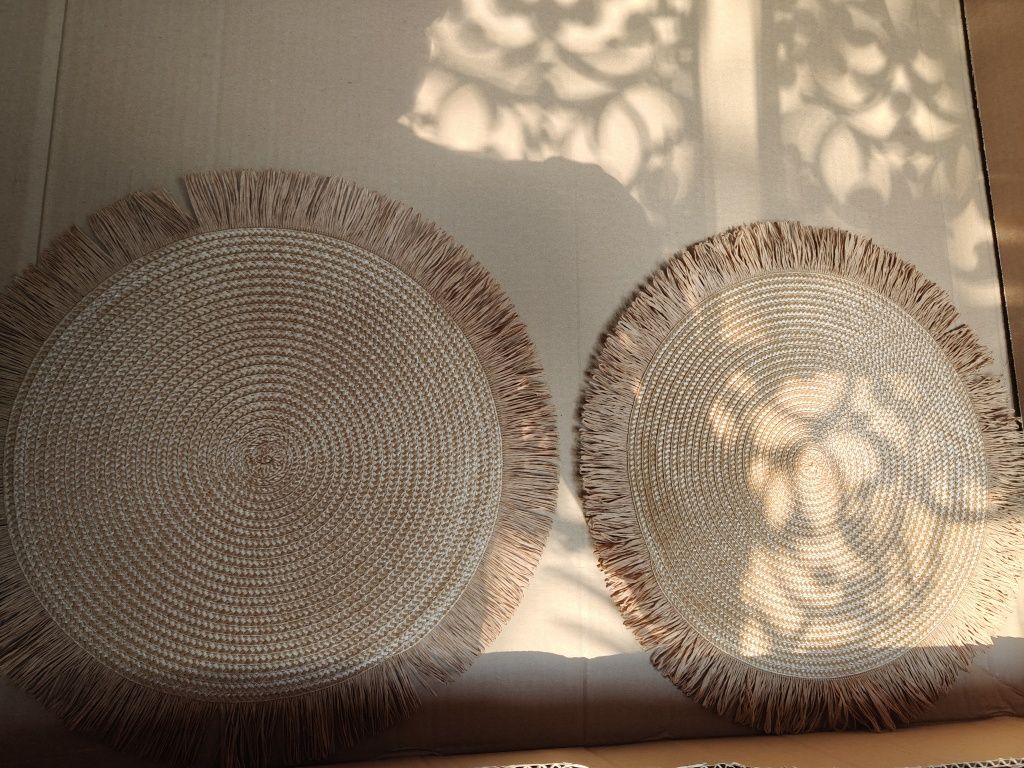 Podtalerz  okrągły brązowy boho 81 szt