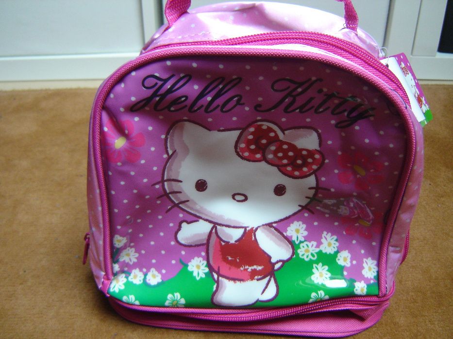 mochila merendeira hello kitty nova