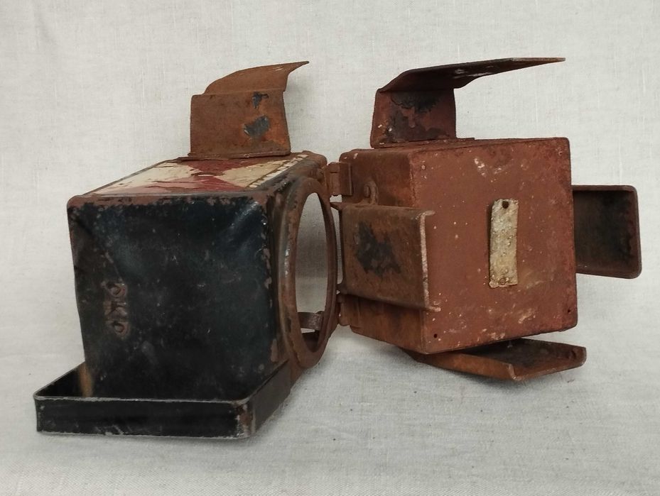 stara lampa kolejowa PKP