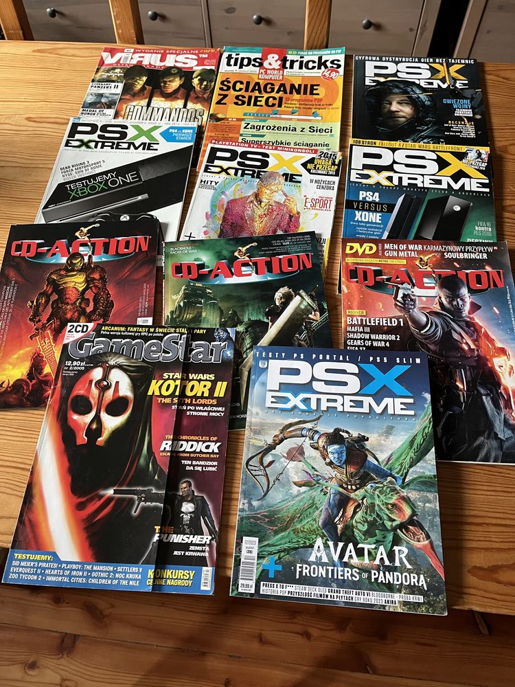 Psx Extreme, Gamestar, CD-Action czasopisma gry komputer