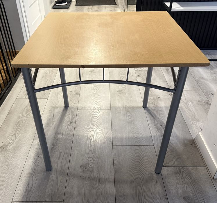 Stół do kuchni, stolik kuchenny 80x80 kwadratowy metalowe nogi