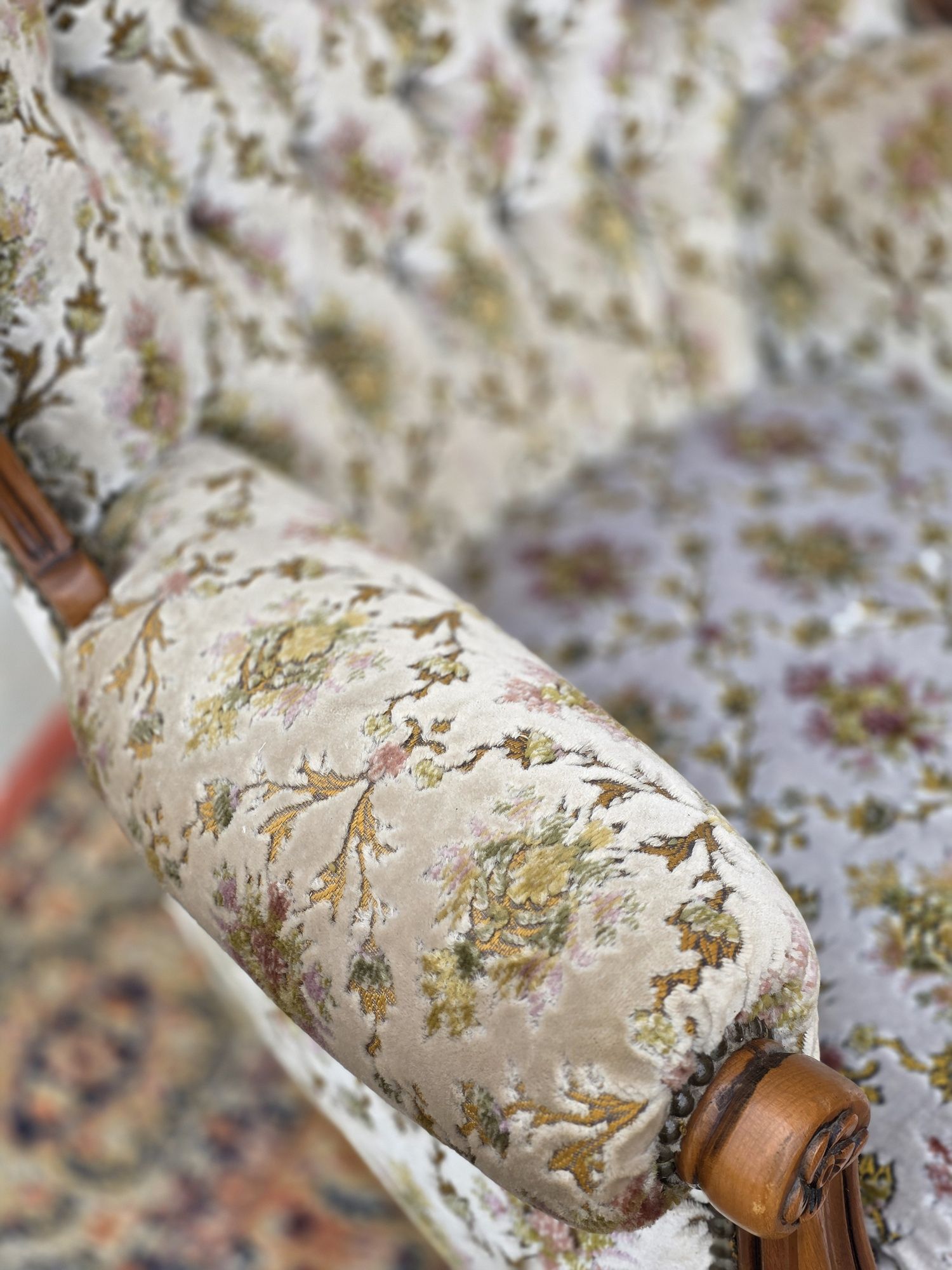 Królewski wypoczynek Ludwik sofa + 2 fotele  #1647 Stylowy Węgrów