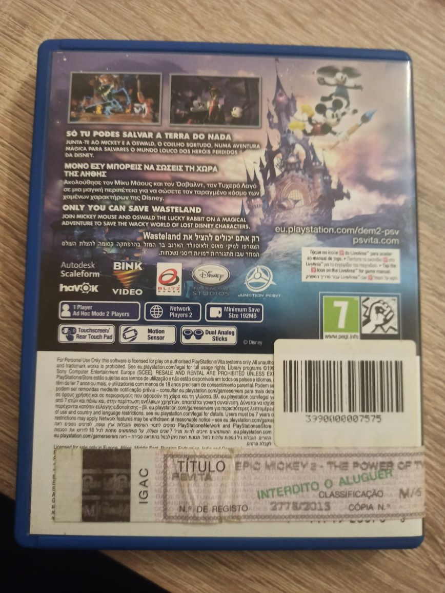 PSvita epic Mickey 2