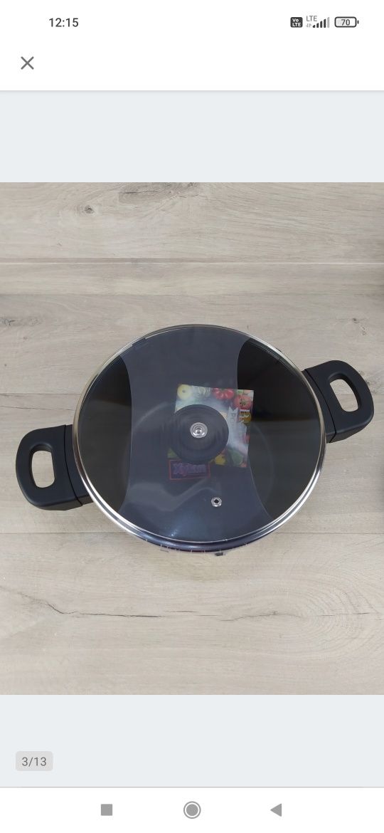 Pinti Inox Power Xylan Garnek aluminiowy 24 cm 4,3 l Gaz Indukcja

Now