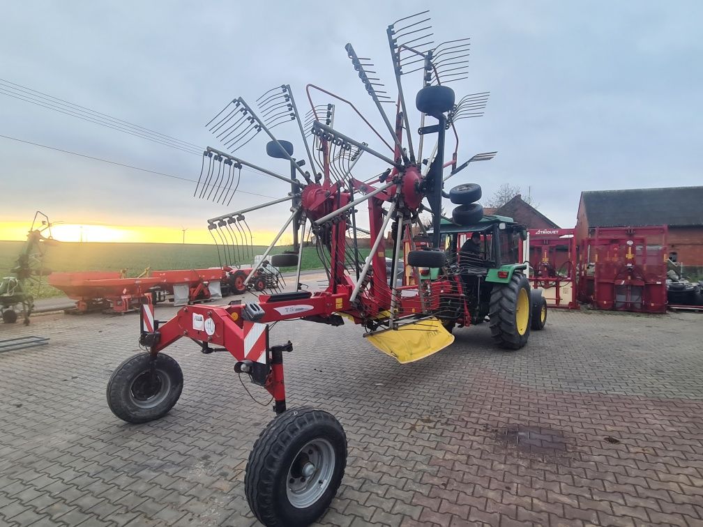 Zgrabiarka dwukaruzelowa Fella TS 880 krone/claas/vicon