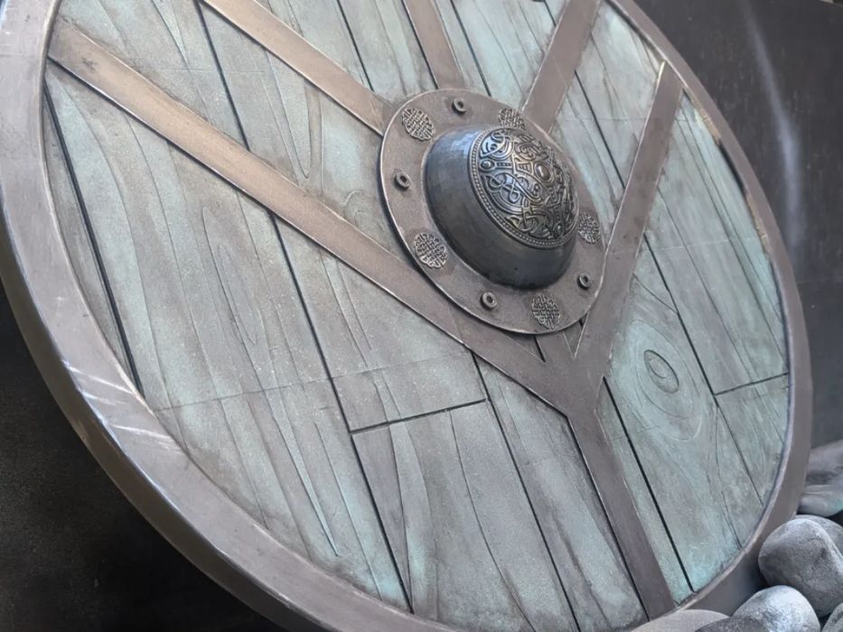Escudo Viking Inspirado em Kattegat (Vikings)