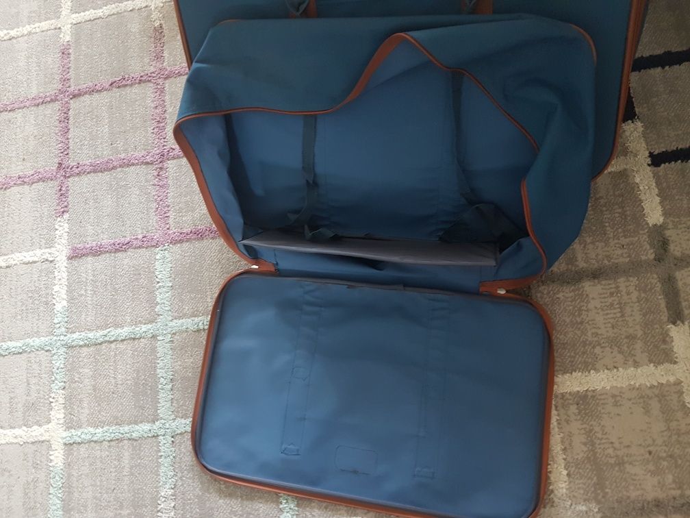 2 torby podróżne retro styl