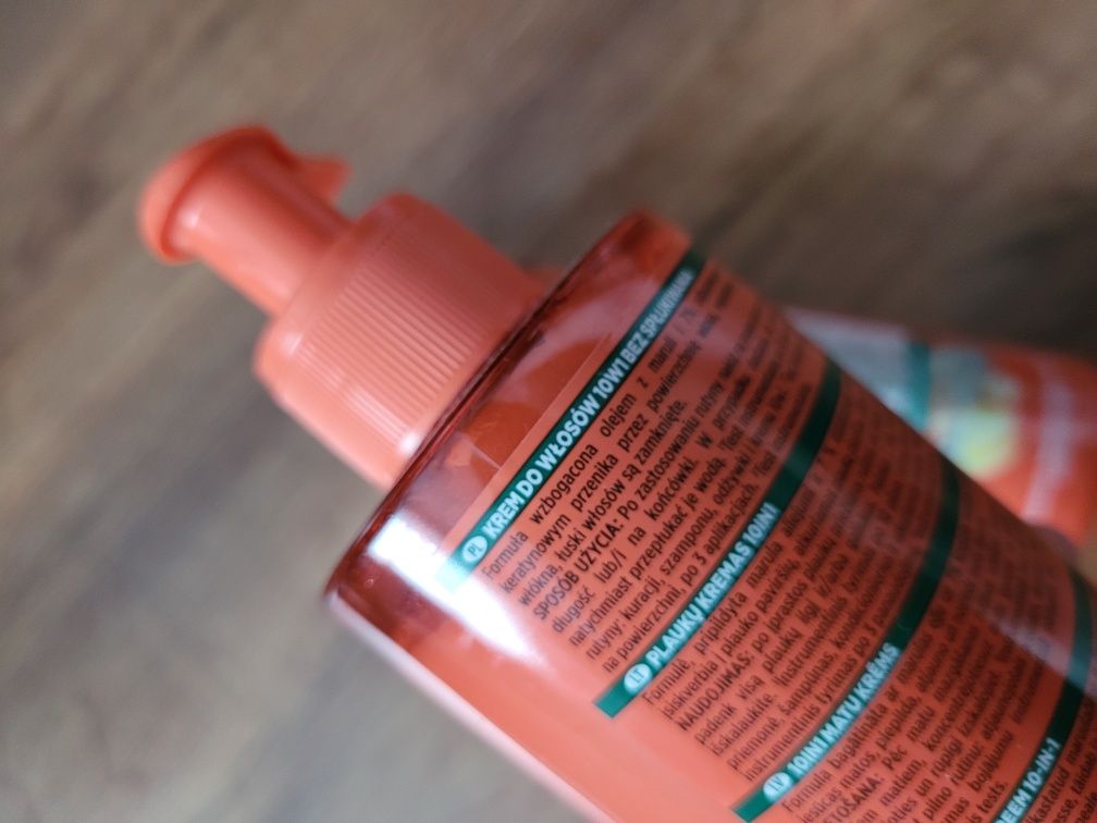Zestaw Garnier Fructis Goodbye Damage Keratin 10w1 krem do włosów