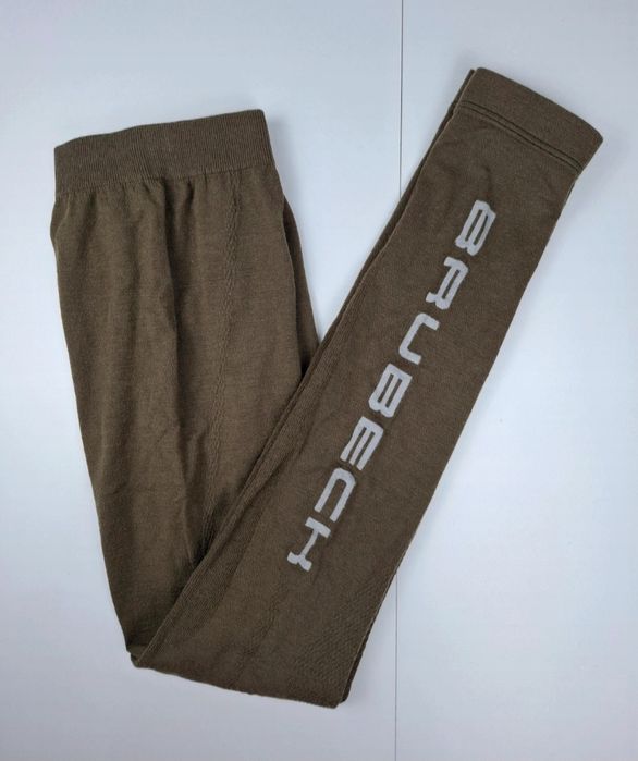 Męskie spodnie wełniane Brubeck Bodyguard XL, legginsy wełna merino,