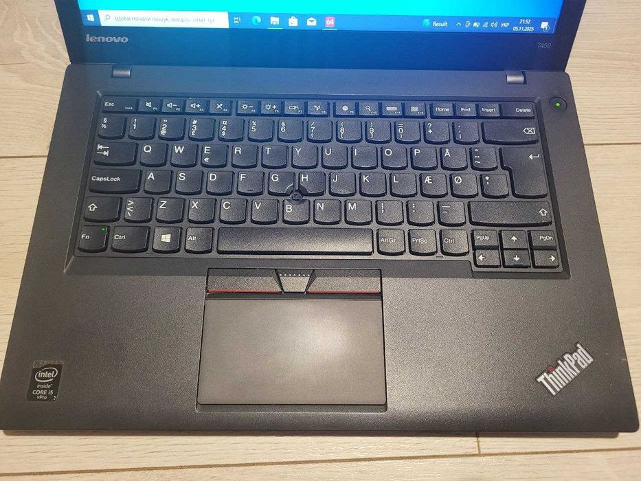Lenovo T450/i5-2.9 GHz/DDR3-8 Gb/SSD 120 Gb/HD+ (1600*900)