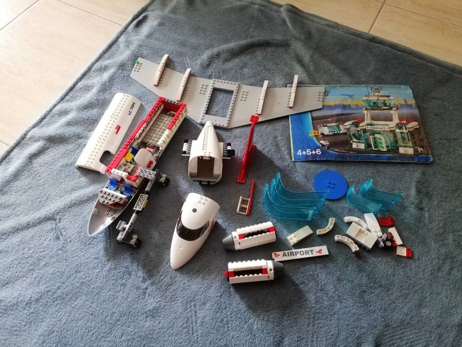 conjunto legos policia e aeroporto