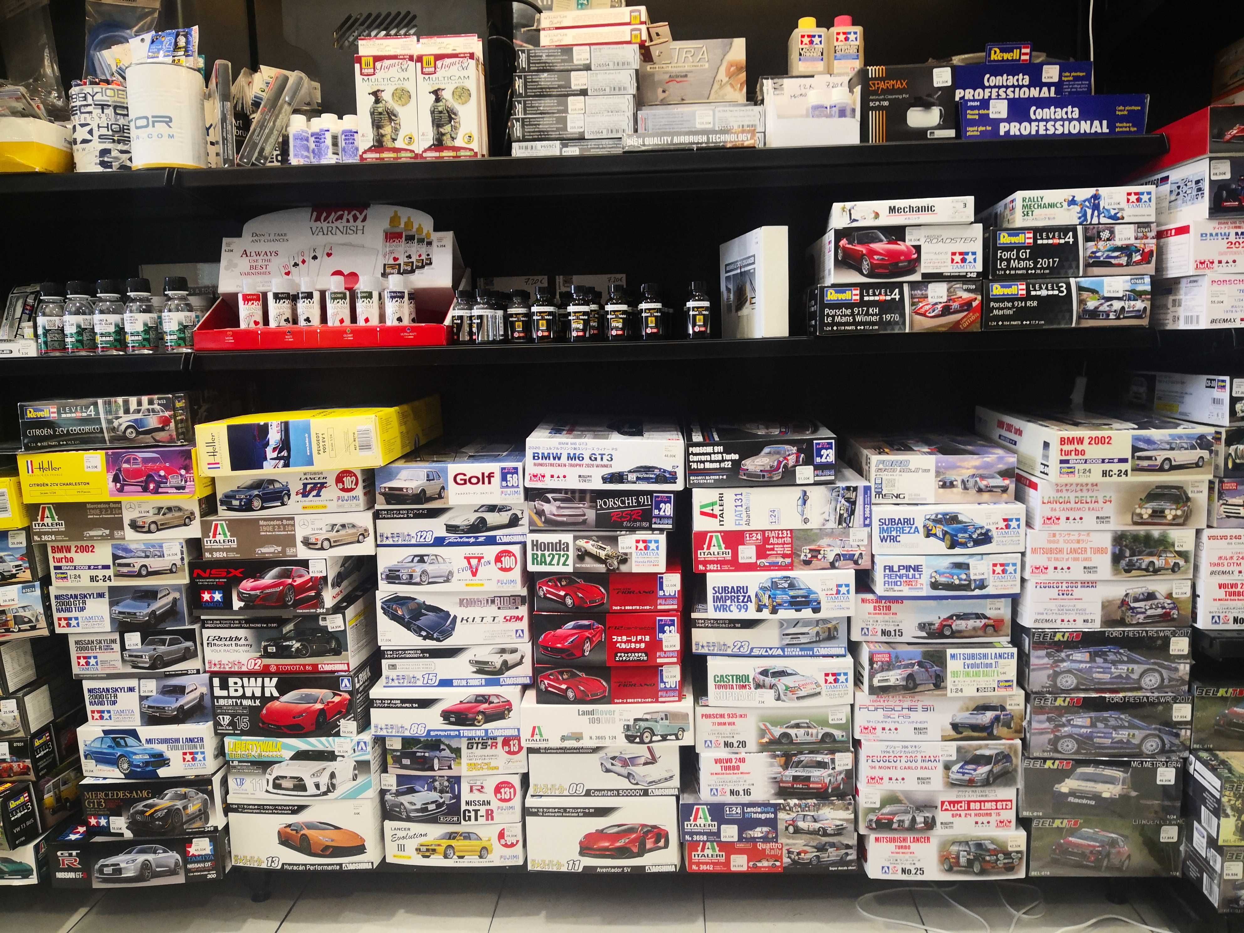 Kits modelismo Tamiya, Hasegawa, Eduard, Revell, Airfix, Bandai, etc..