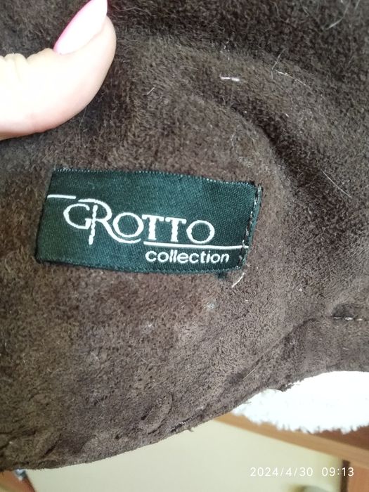 Дублянка натуральна, коричнева, вівчина, р. М.