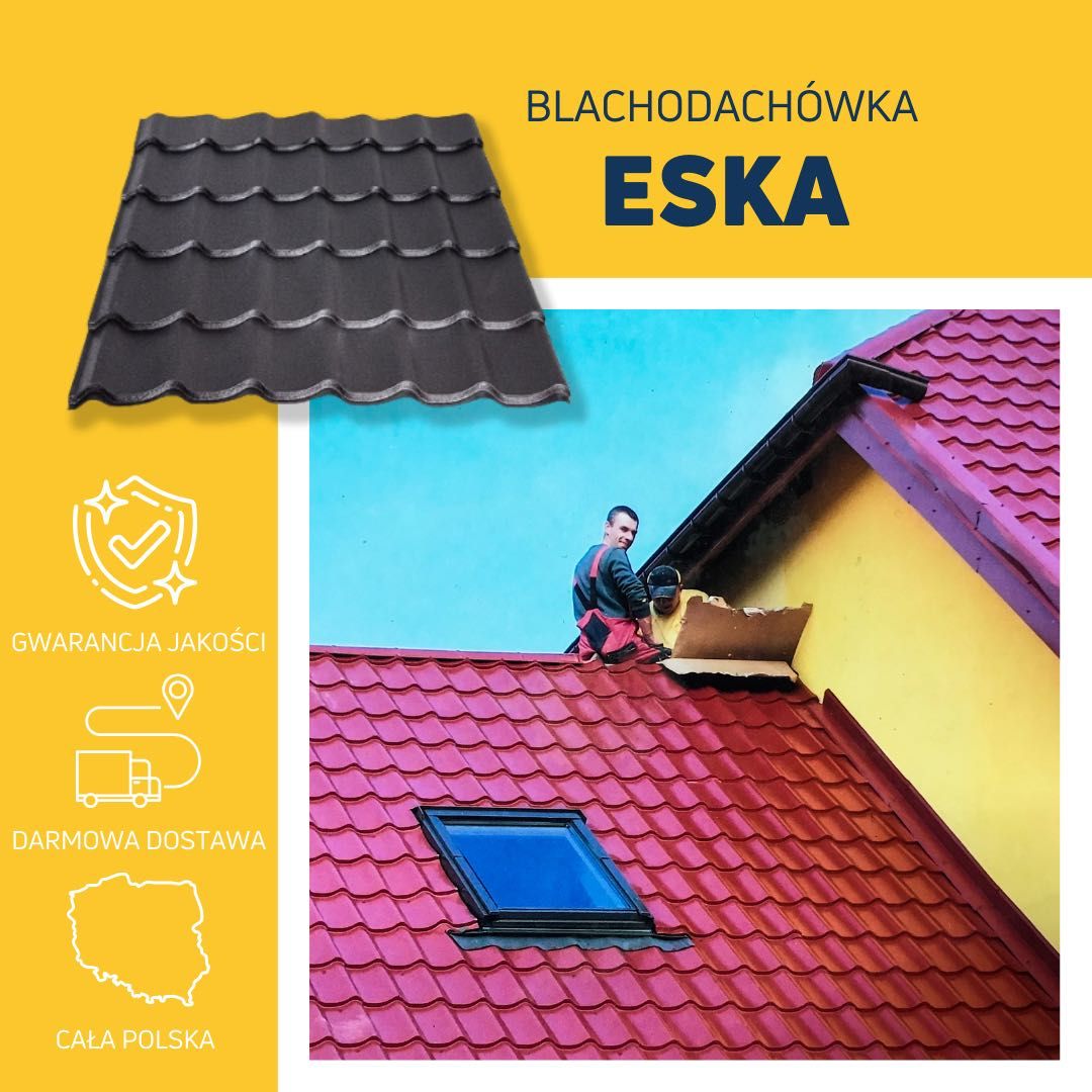 Blachodachówka Vera - Eska - Gwarancja 20 lat. Producent