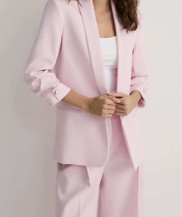 Garnitur damski reserved XL pudrowy róż