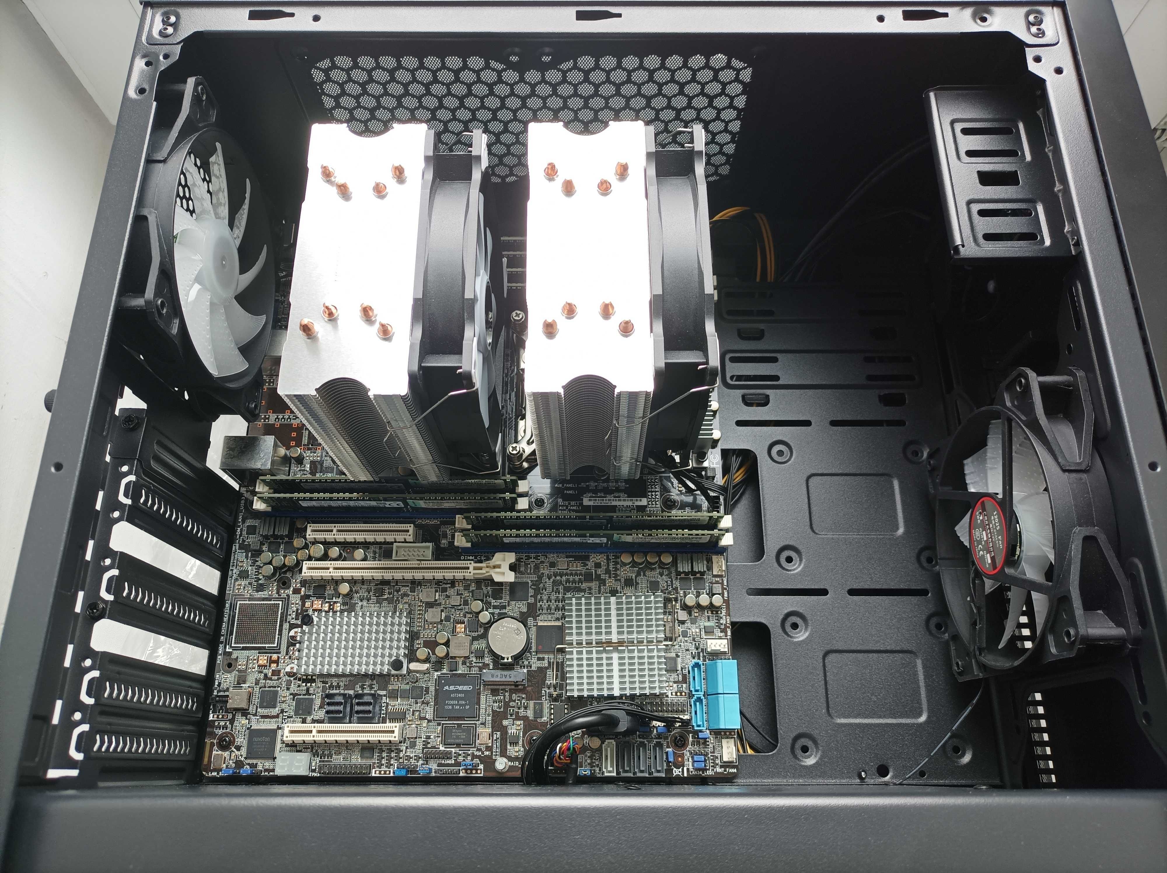 Сервер 2 x E5 2697 v3 64 Gb DDR4 xeon s 2011 c612 x99 GTX 1660 S