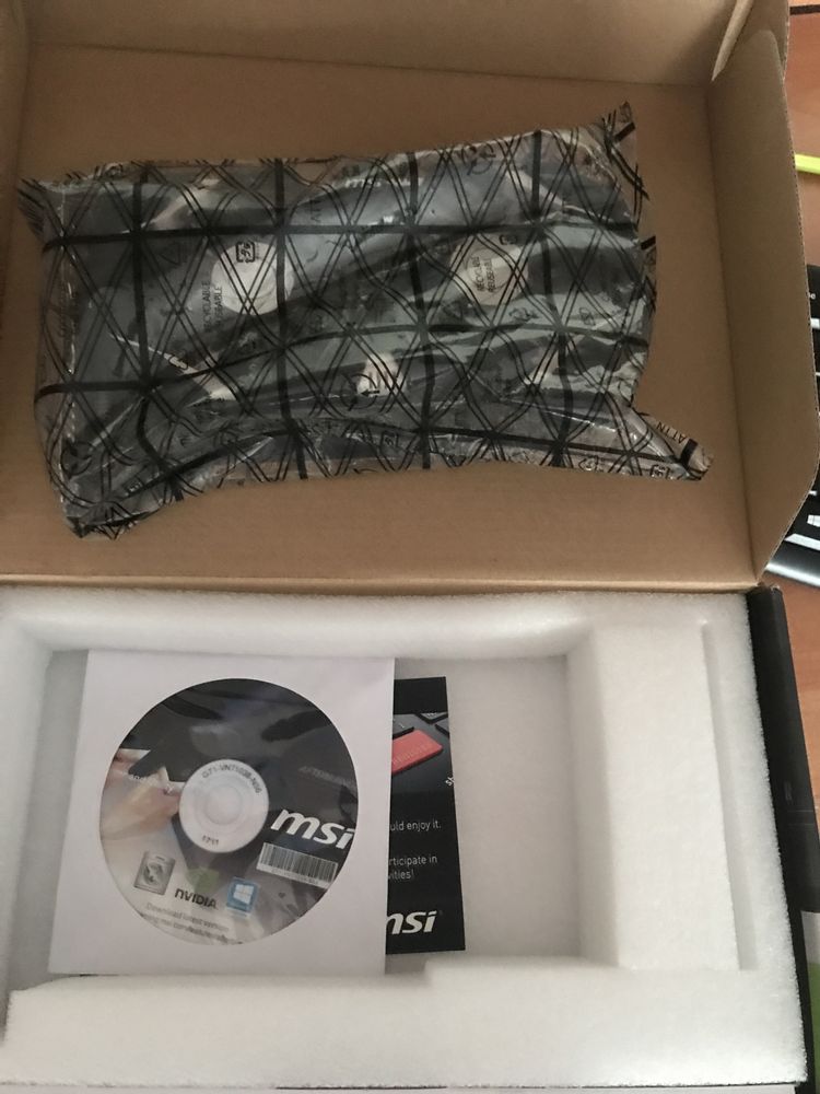 Видеокарта 1050 ti 4gb msi