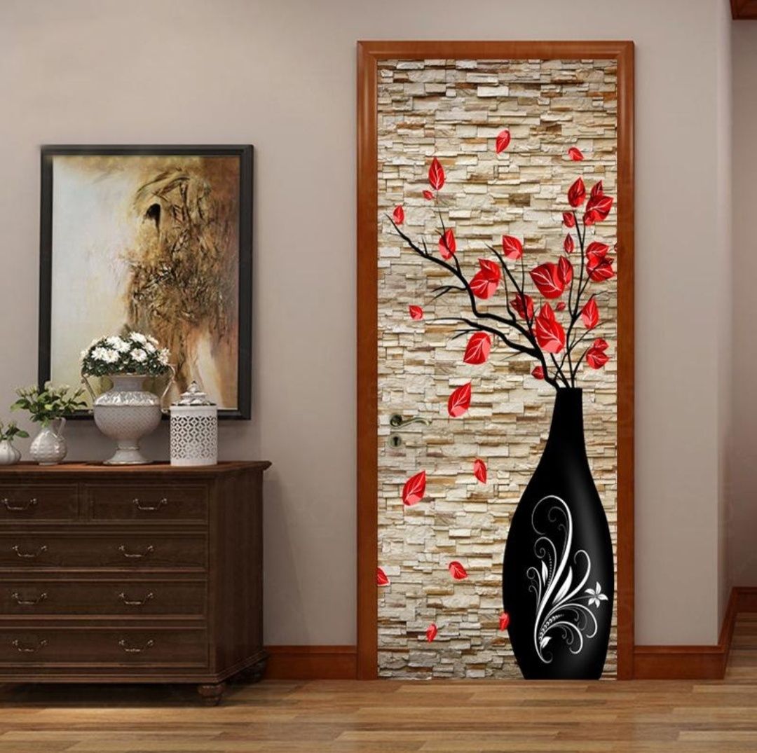 Самоклейка Панно для декорації 3D ваза