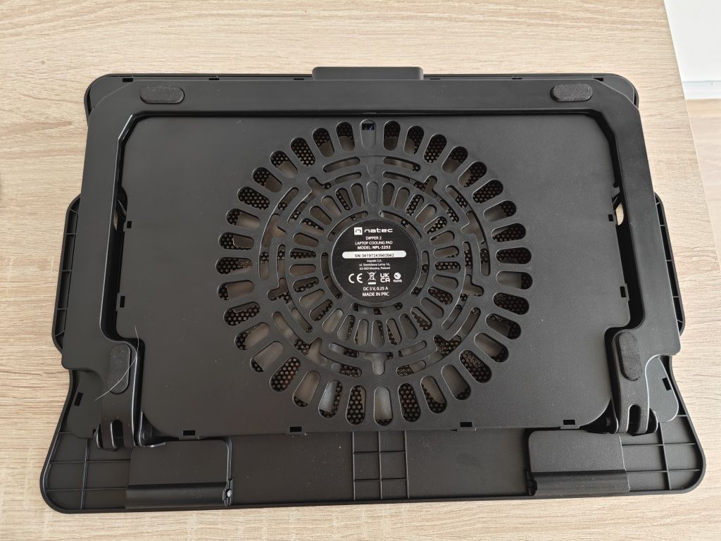 Gamingowa podstawka pod laptop Natec Dipper 2 | LED | USB | cicha
