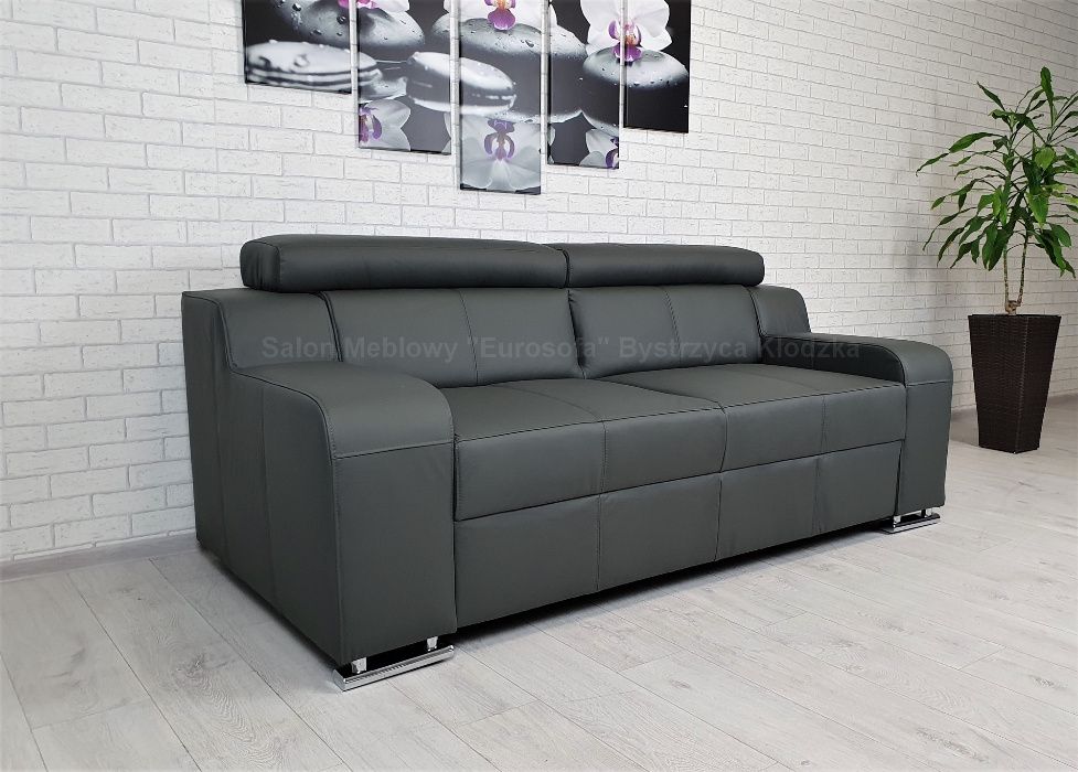 Sofa 172cm SKÓRA NATURALNA! kanapa ze skóry. RÓŻNE!