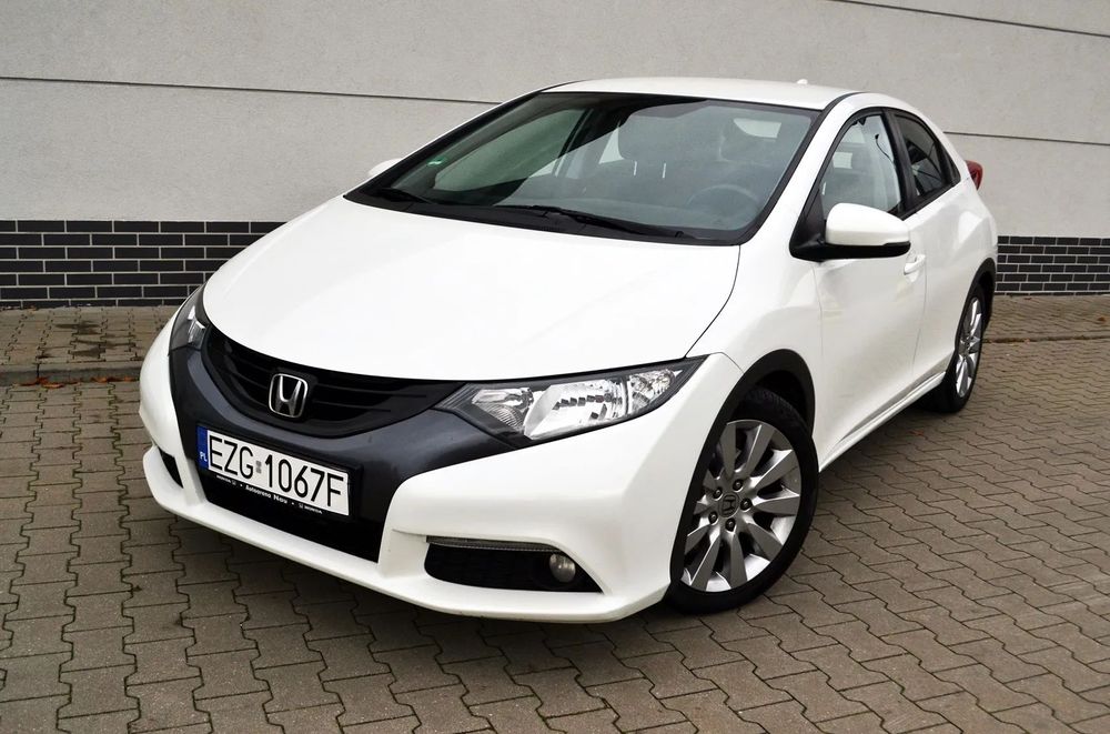 Honda Civic I Właściciel,Biała,Perła,LED,Kamera,Tempomat,Pełen Serwis,Bezwypadek