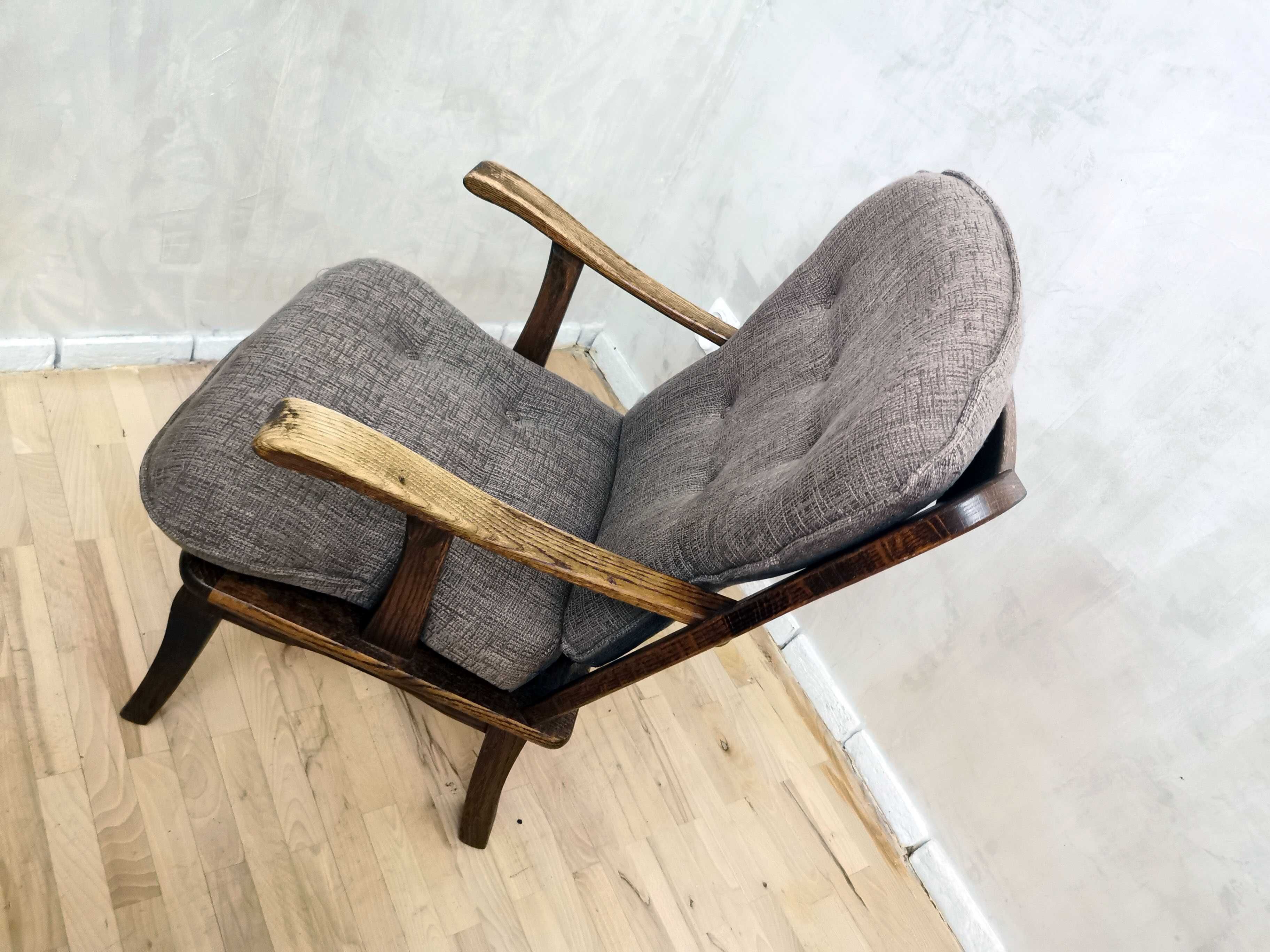 Wygodne i Eleganckie fotele vintage -  Lite drewno Ratan Lata 60/70's