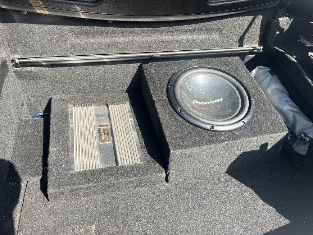Subwoofer Pioneer e amplificador Audiobank
