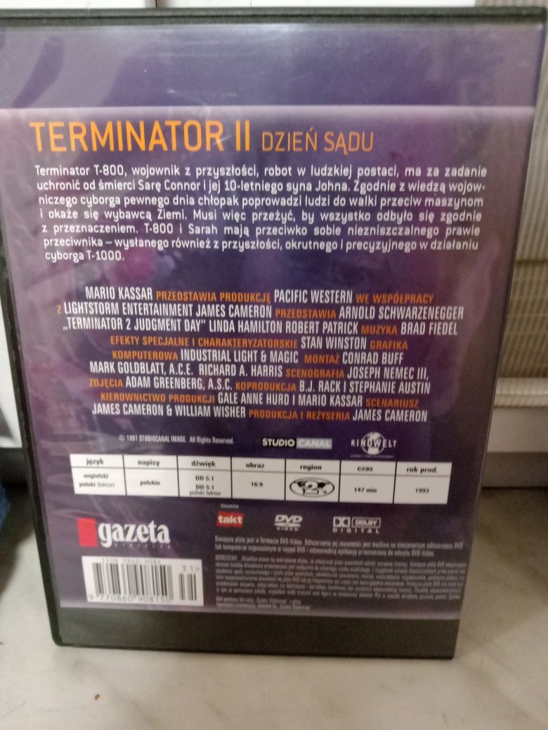 Terminator II , Dzień sądu , DVD.