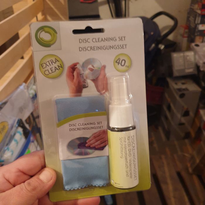 Zestaw do czyszczenia plyc cd i dvd gier do konsoli