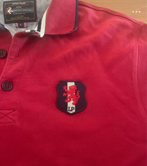 Polo Porches vermelho