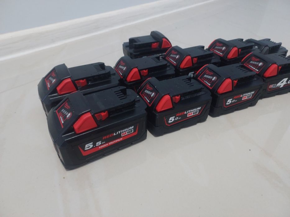 Акумулятор Milwaukee M18  5a, 4a, 1.5a