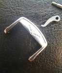 Klamerka longines 18 mm. Stal
