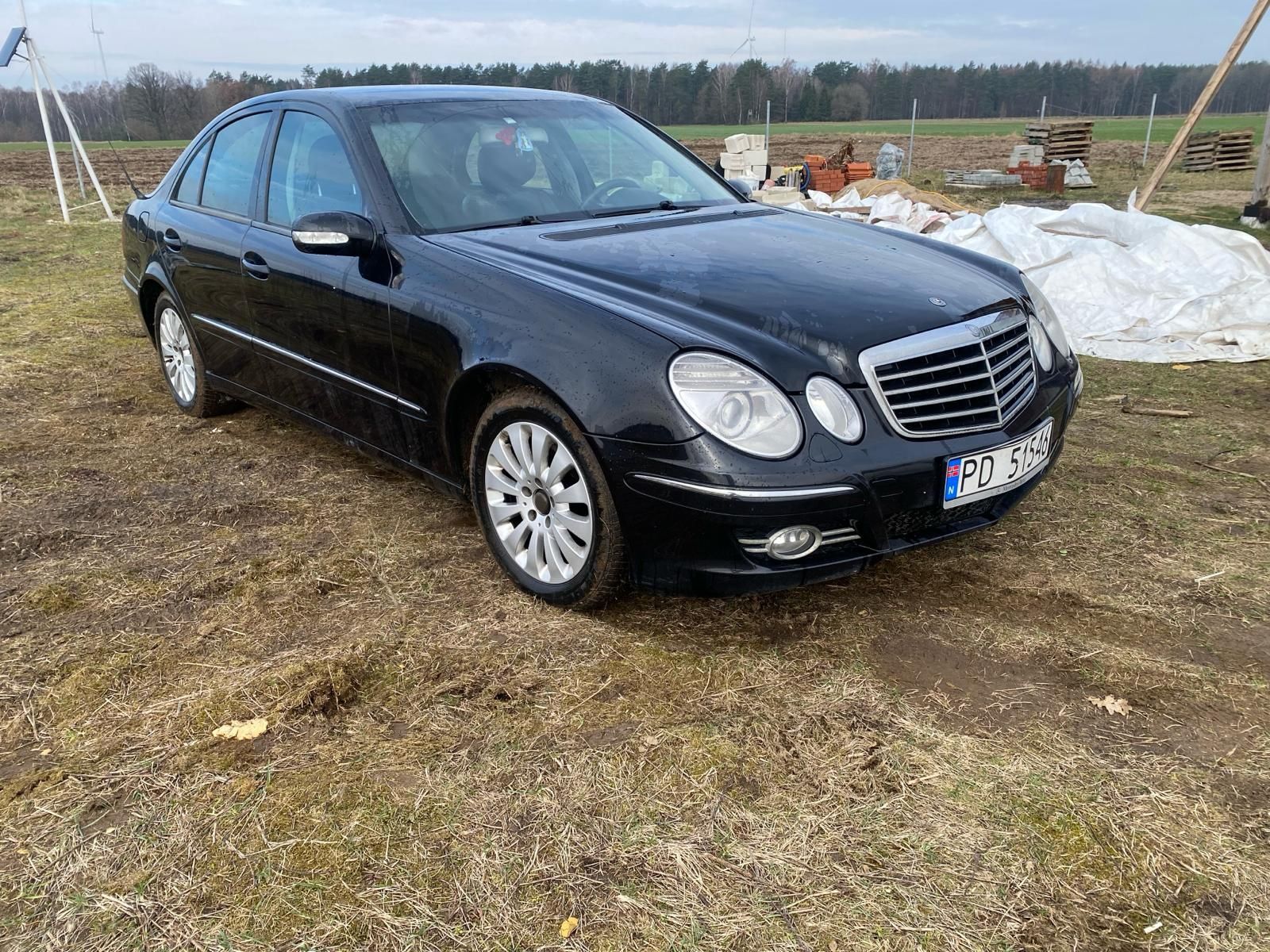 Mercedes w211 E klasa 2.2cdi silnik skrzynia maska drzwi błotnik lampa