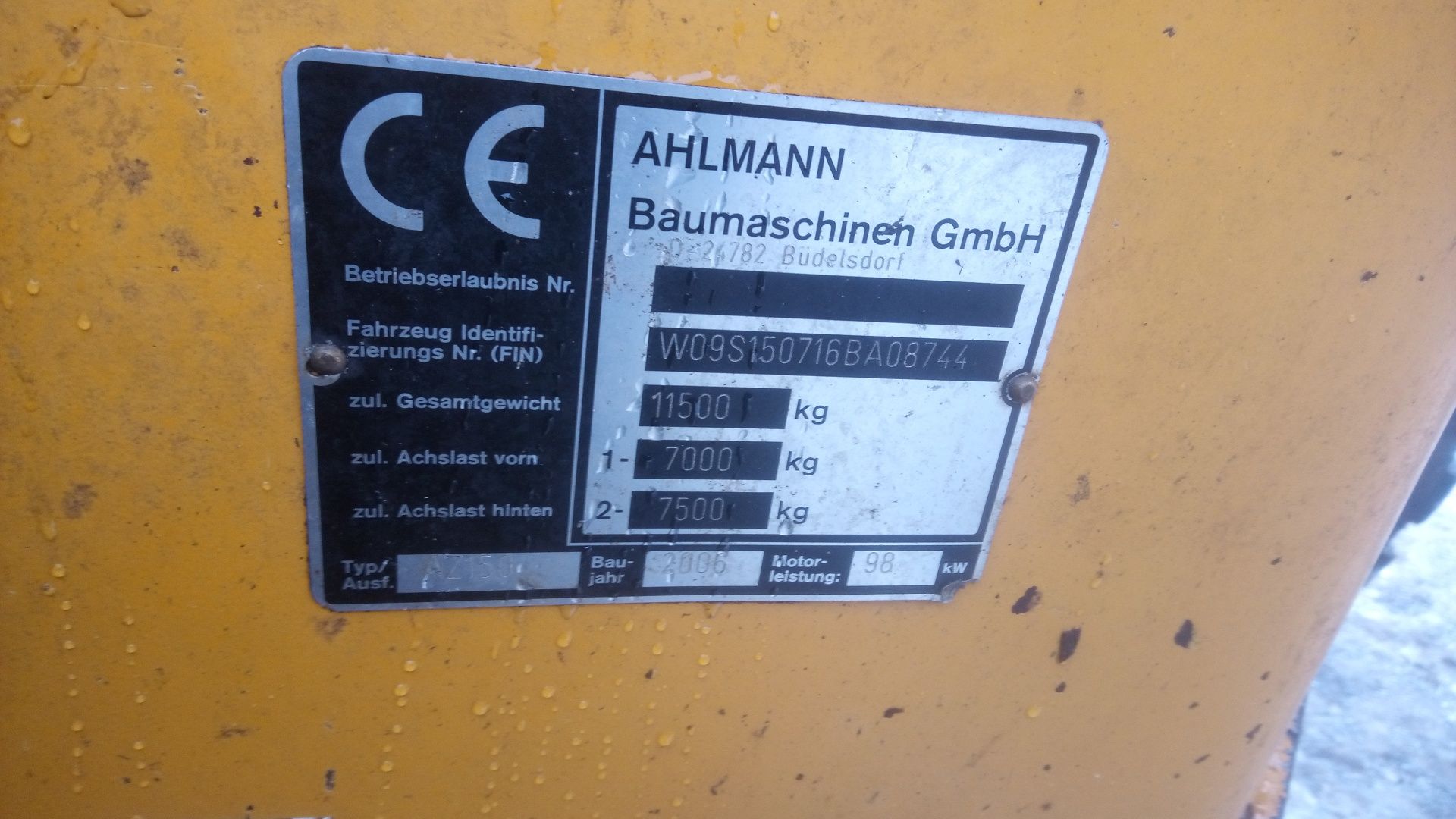 Ładowarka ahlmann az as 150