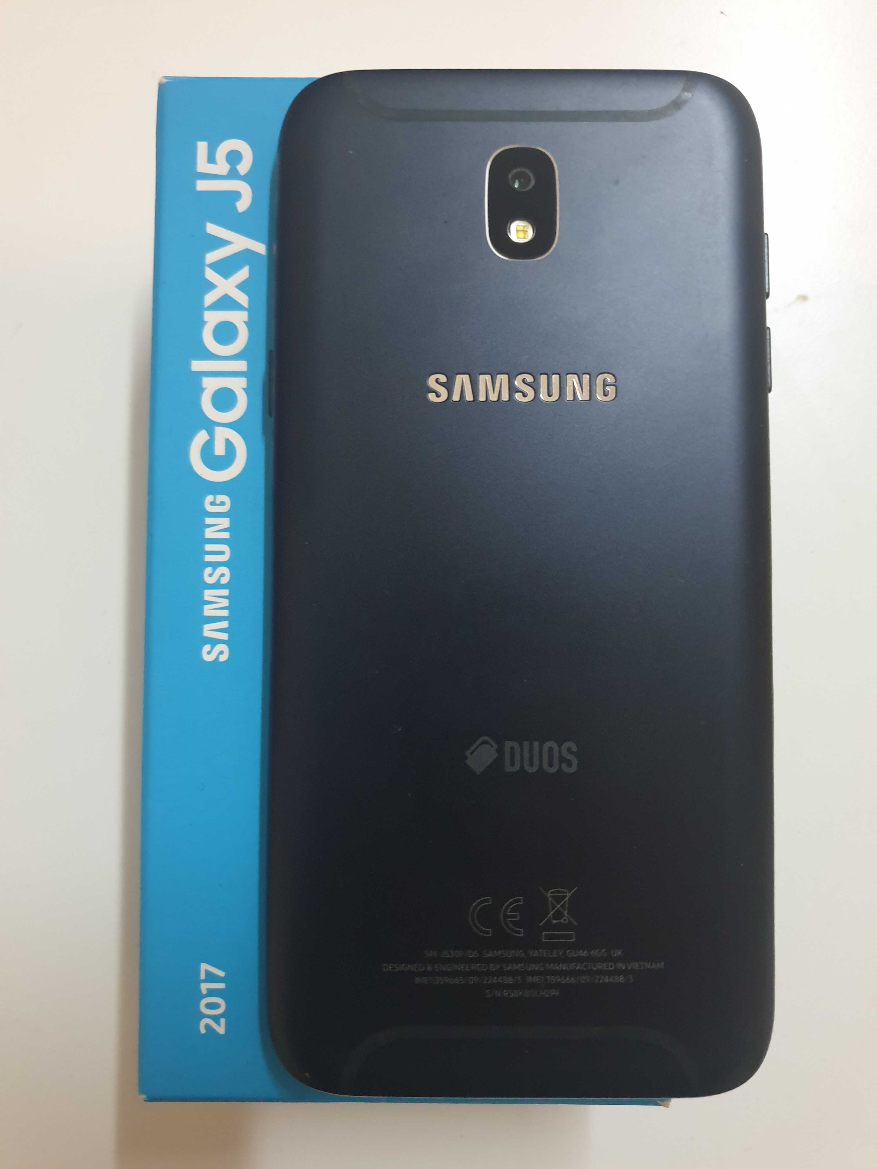 Samsung J5 2017, 16GB, 2GB RAM, Black - (Ecrã OLED não original)