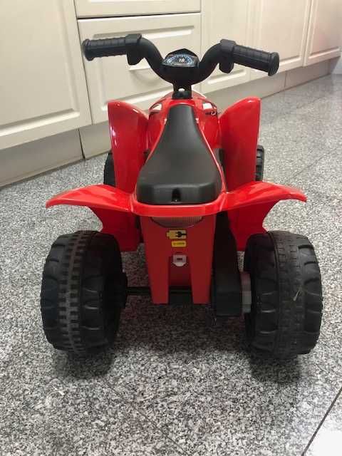 Quadriciclo infantil (moto 4) 6V Zoko (+ 18 meses) cor vermelha