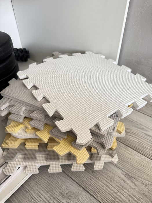 KINDERKRAFT - Пінопластові пазли LUNO,дитячий коврик на підлогу