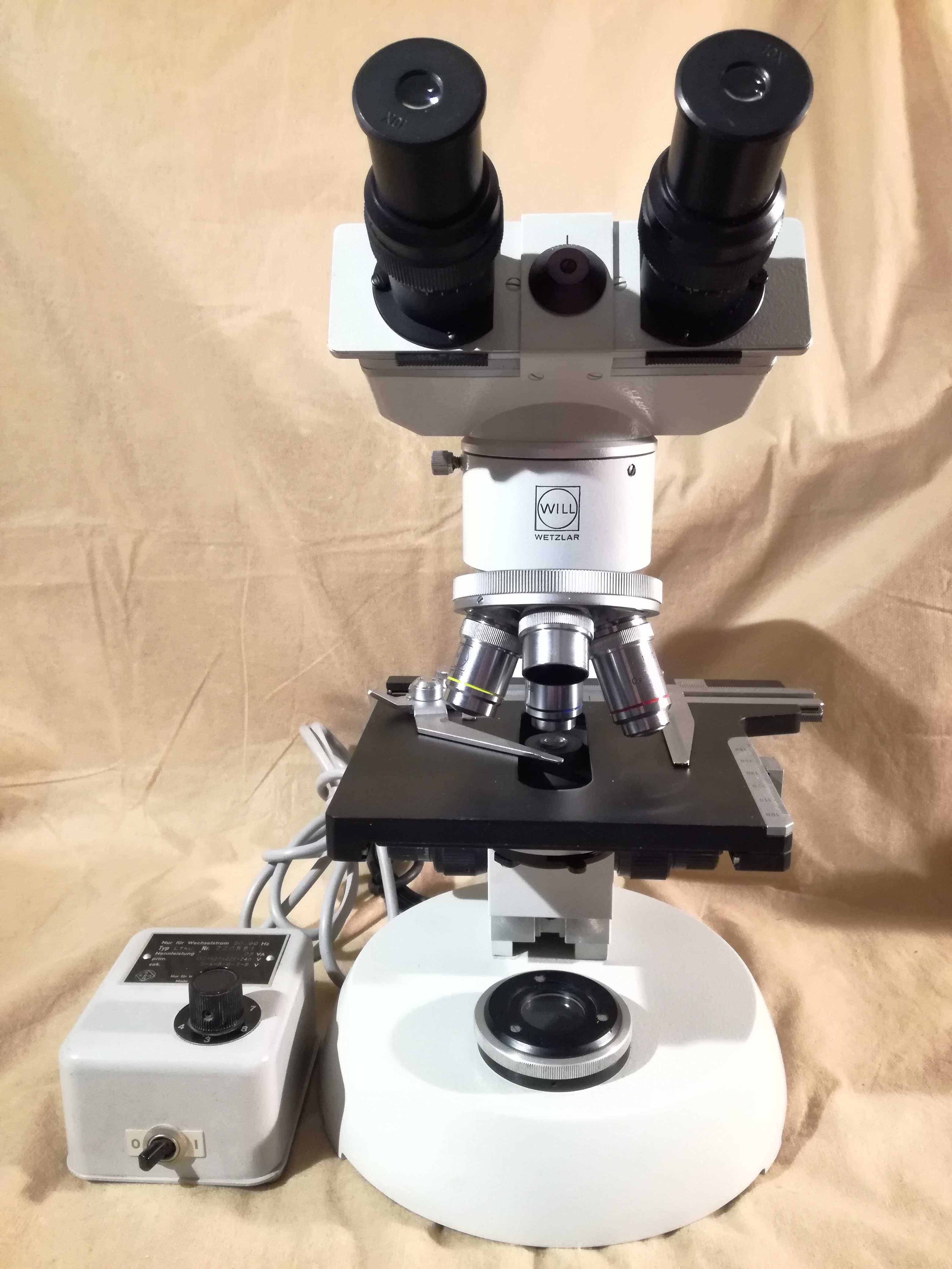 -WOW- Mikroskop biol. Will Wetzlar BX 200 Leica Labor-Bino biolar pzo