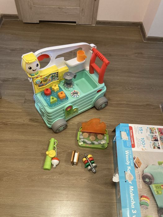 Fisher-Price „Ucz się i śmiej!” Wesoły Kamper Malucha HCK55