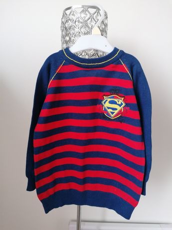 Sweterek Superman rozmiar 110