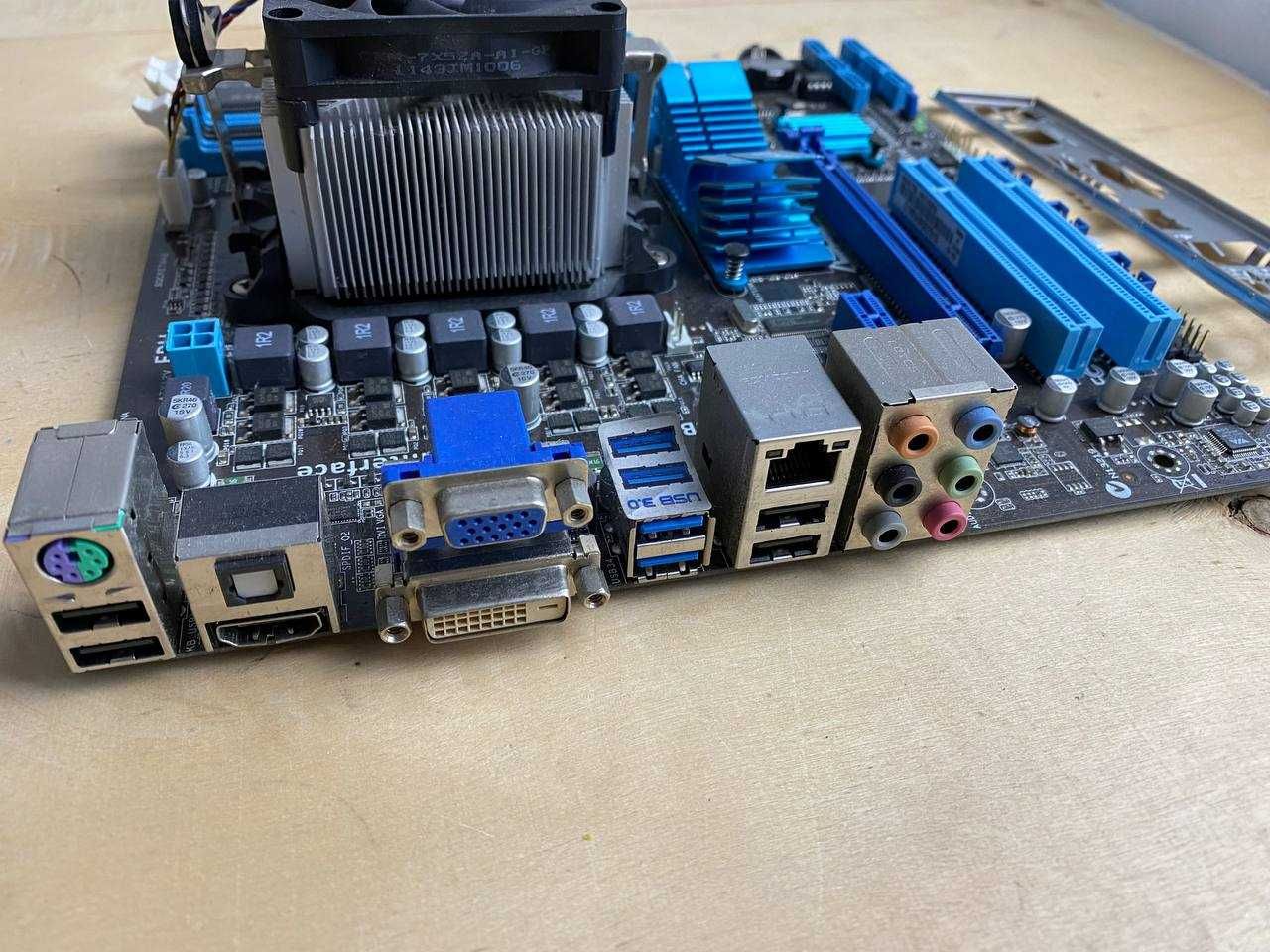 Материнська плата Asus M5A78L-M + AMD FX-4100 + охолодження AMD/SB710