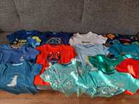 Koszulki i spodenki dla chłopca rozmiar 104-110