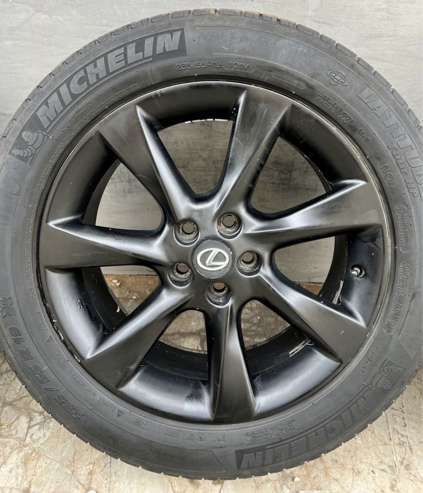 Комплект дисков 5х114,3 R19 Lexus RX + резина Michelin 235/55/19