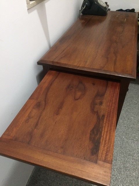 Secretária e Cadeira em Madeira