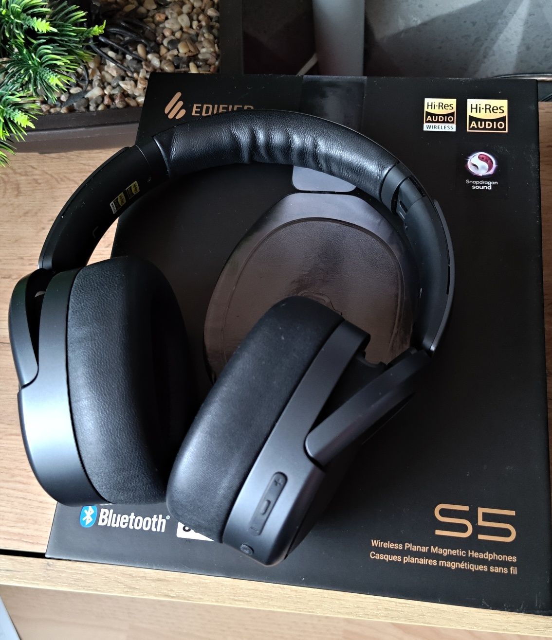 Słuchawki planarne Edifier Stax S5 bluetooth Ldac Snapdragon Sound
