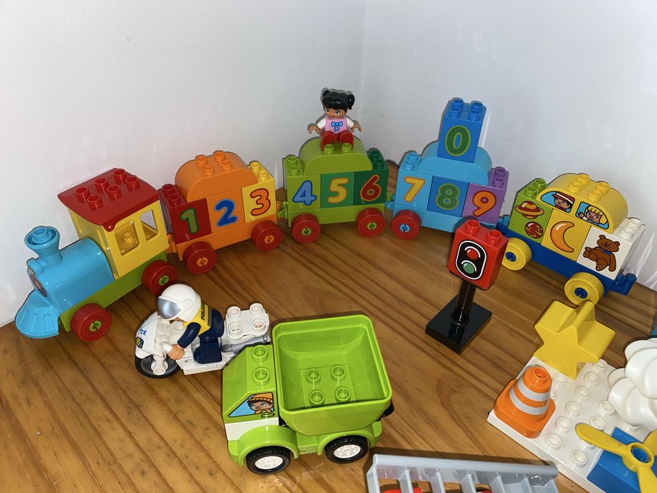 Lego Duplo usado sem instruções