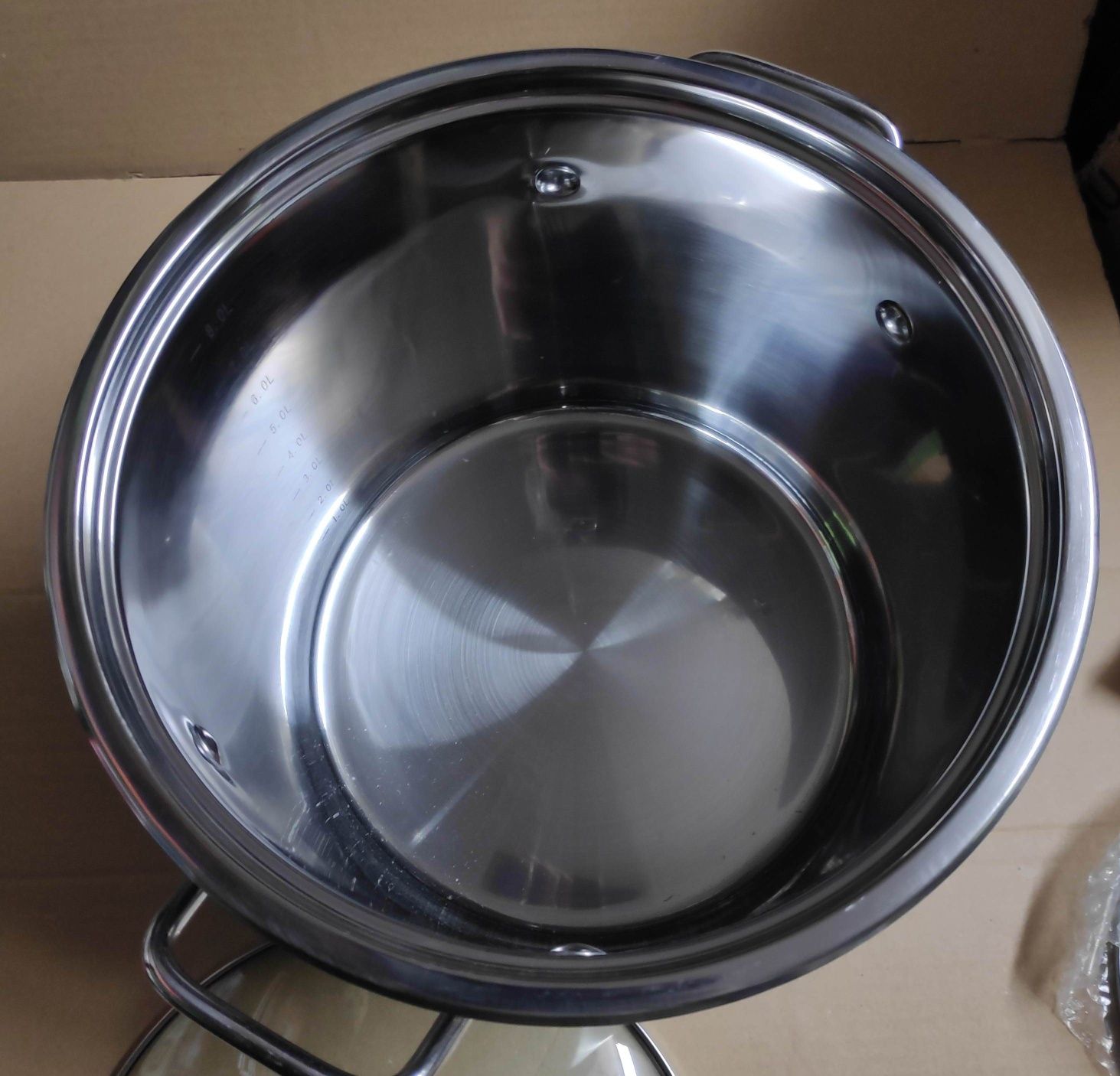 Garnek 6,5L stalowy  wysoki KH